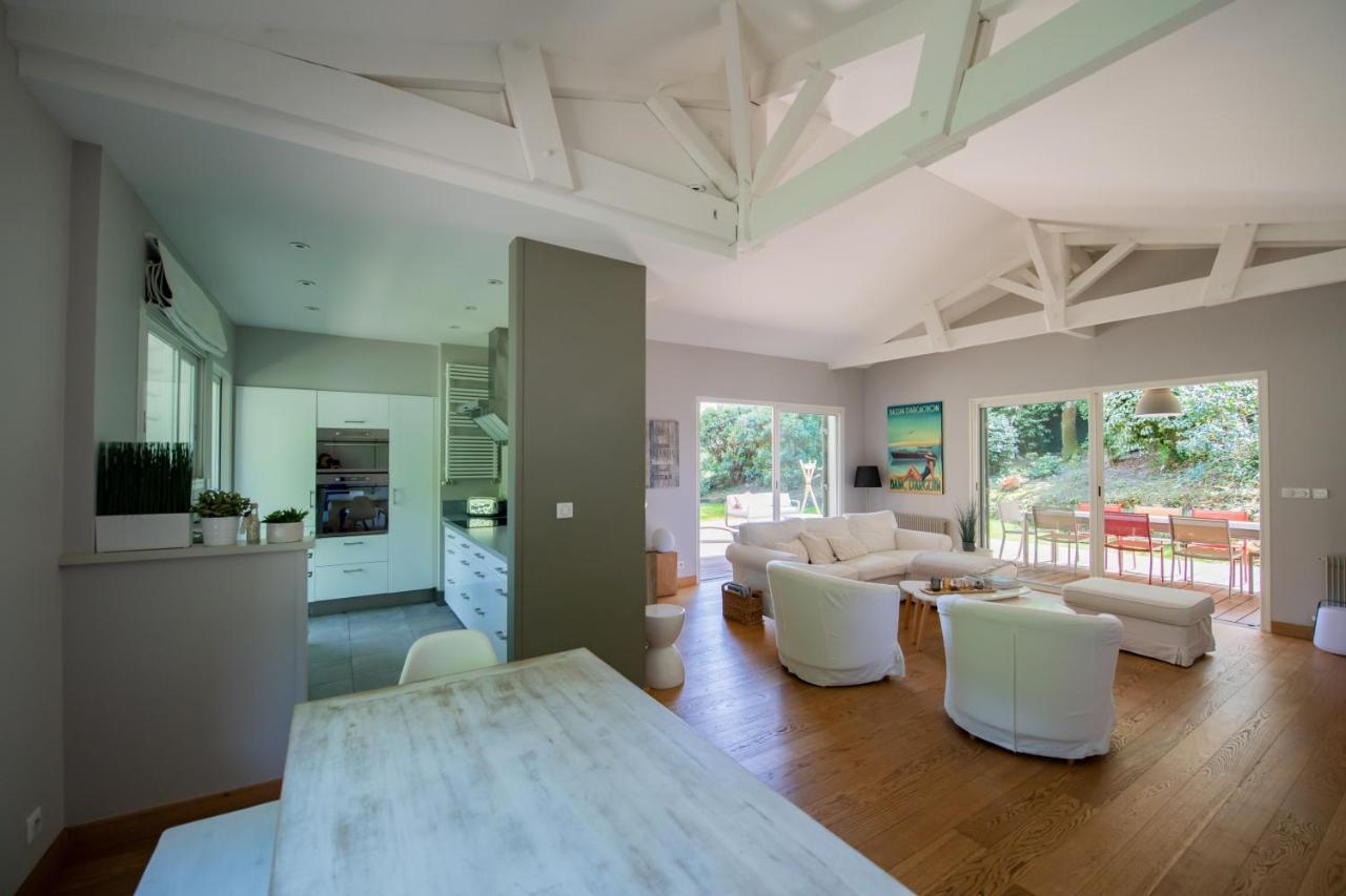 Villa Spacieuse A Arcachon, Proche Plages, Jardin Eksteriør bilde