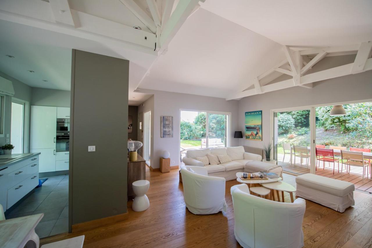 Villa Spacieuse A Arcachon, Proche Plages, Jardin Eksteriør bilde